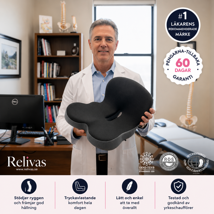 Relivas™ Ergonomisk Sittkudde bild 4